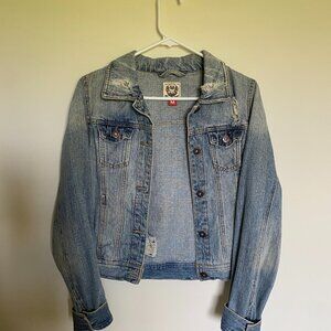 Distressed Denim Jacket